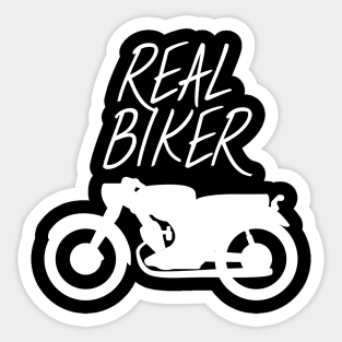 Motorbike Real biker Sticker